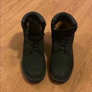 Timberland Boots Black suede size 10